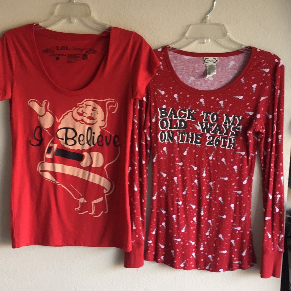Christmas pajama shirts